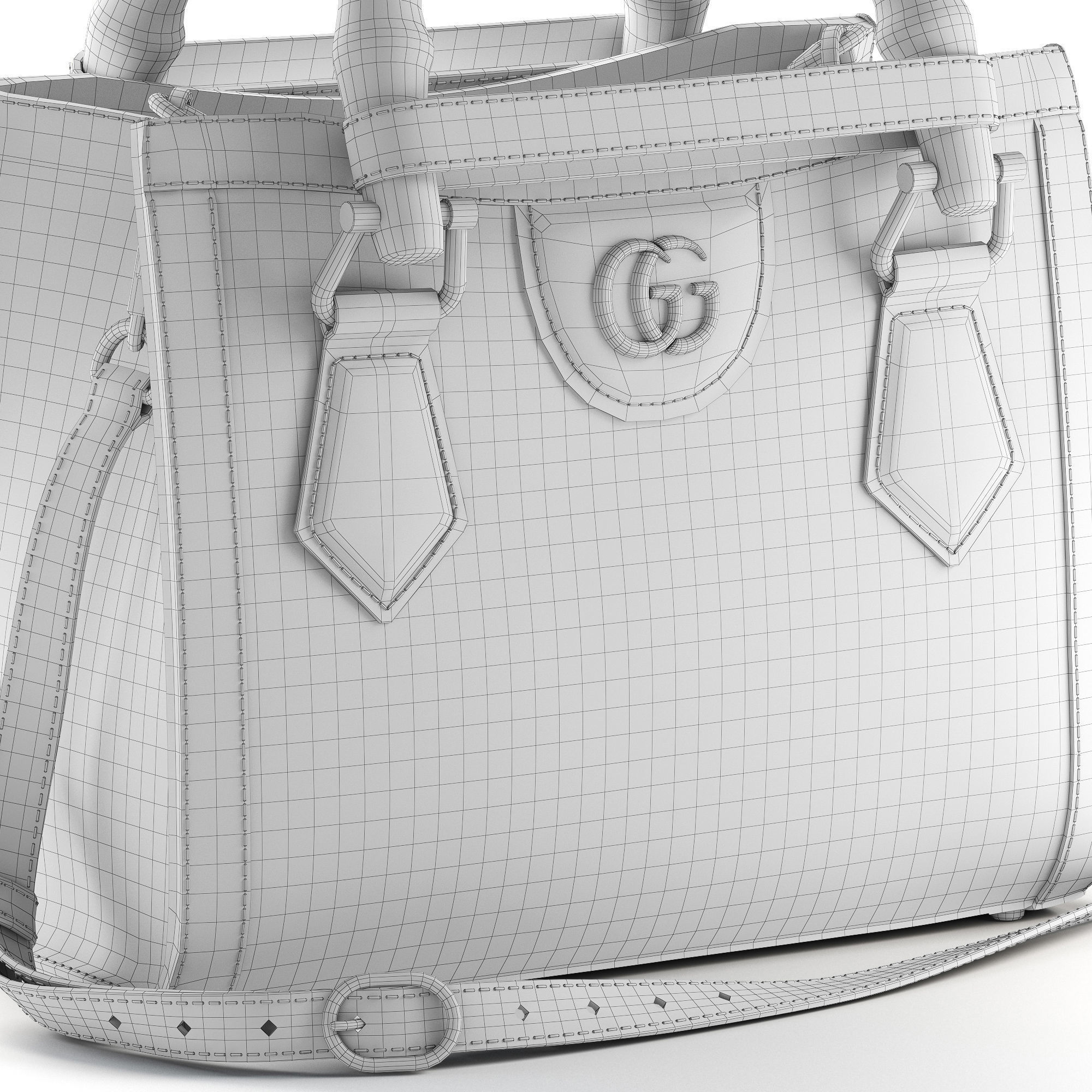 GUCCI Diana mini bag 02 3D model_8