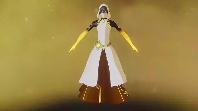 Zhong li Morax Archont model Concept