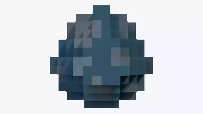 Minecraft Squid Egg Low-poly 3D model