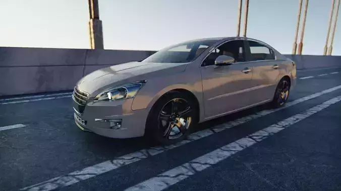 PEUGEOT 508 3D model 3D model