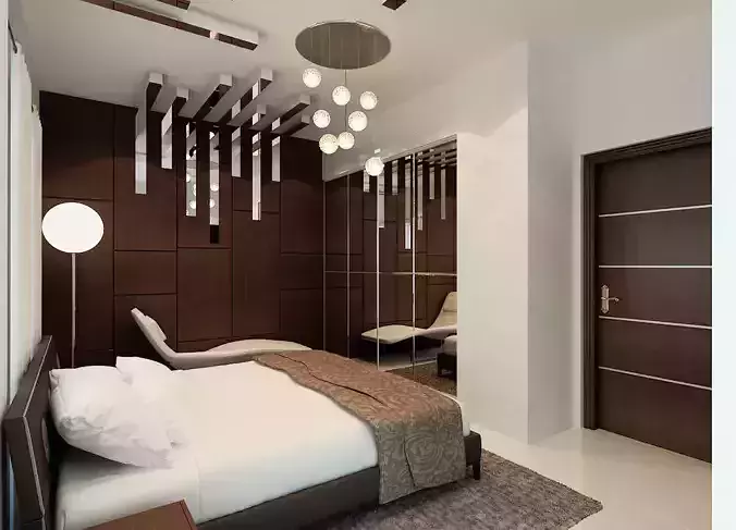 bedroom interior 3D model