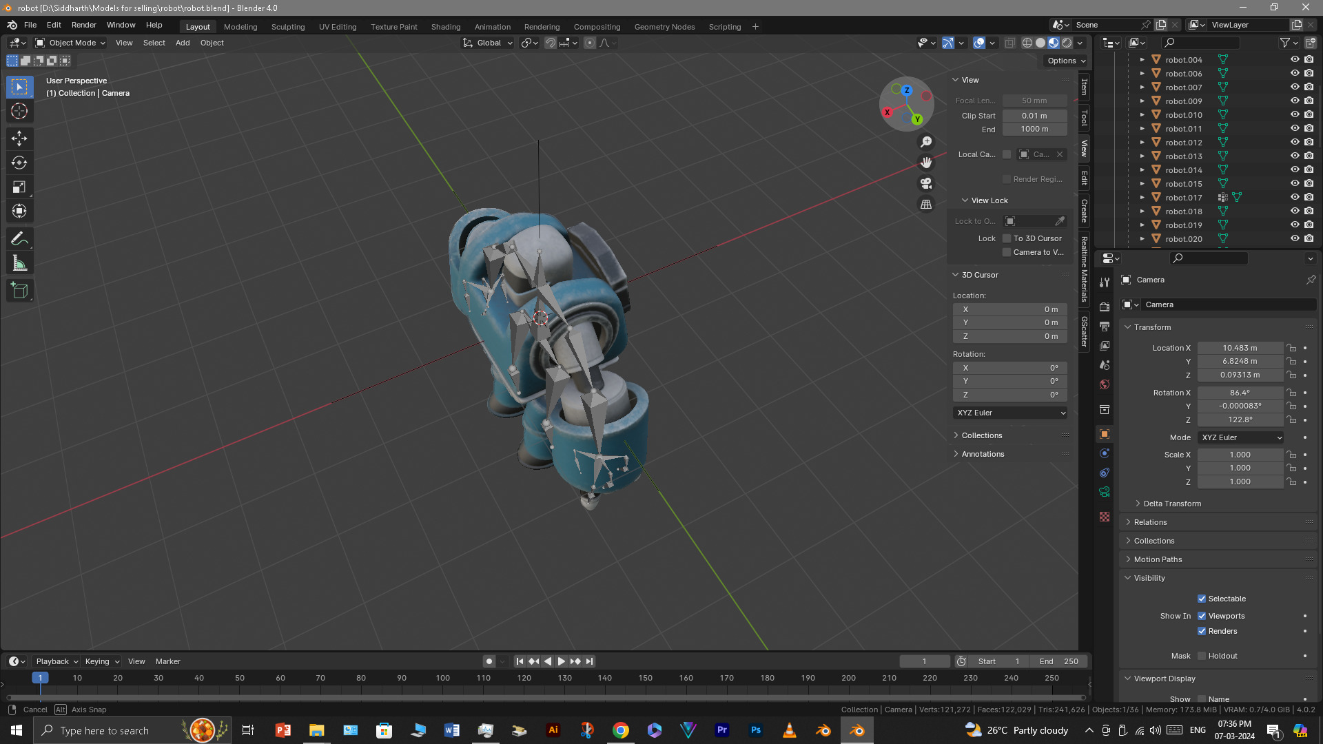 Robot 3D model_21