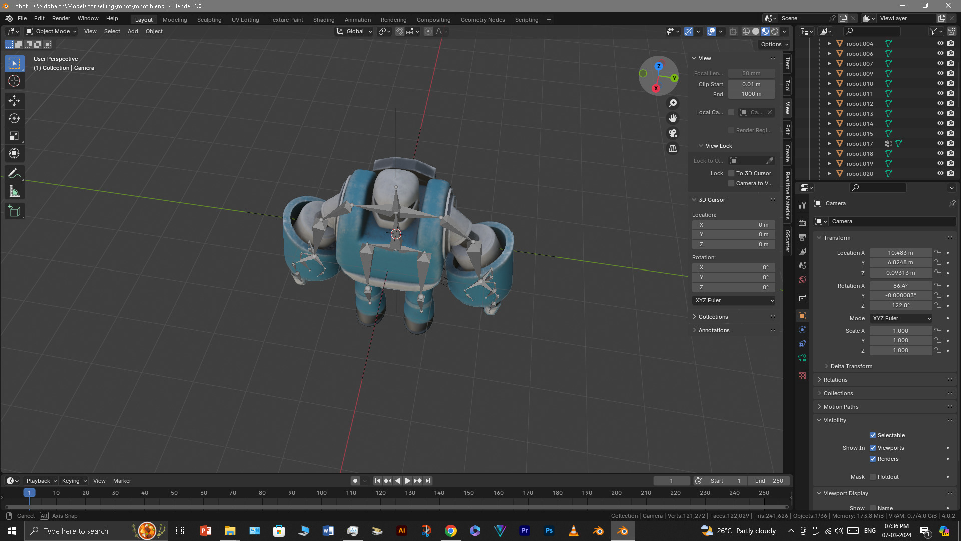 Robot 3D model_28