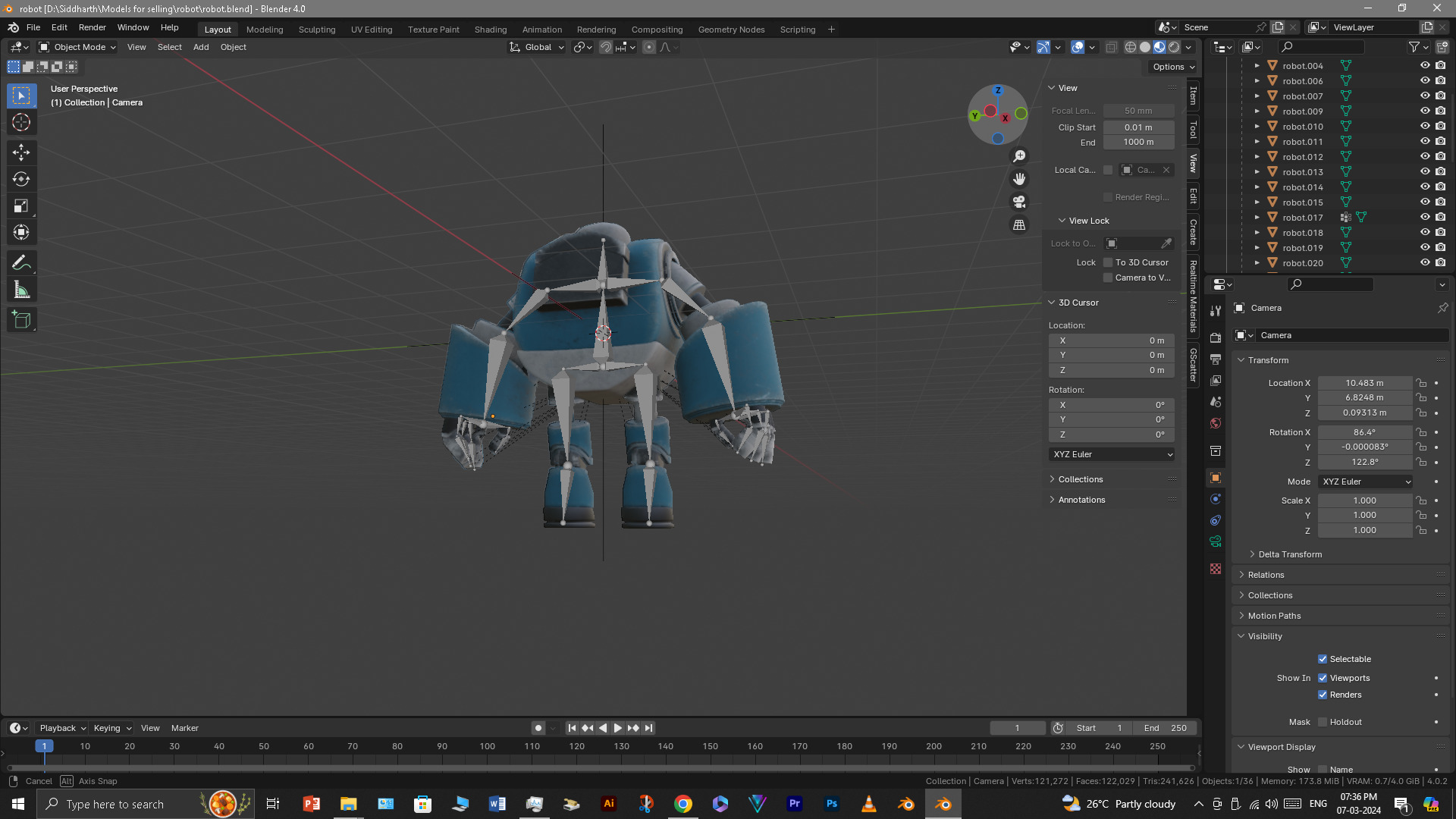 Robot 3D model_17
