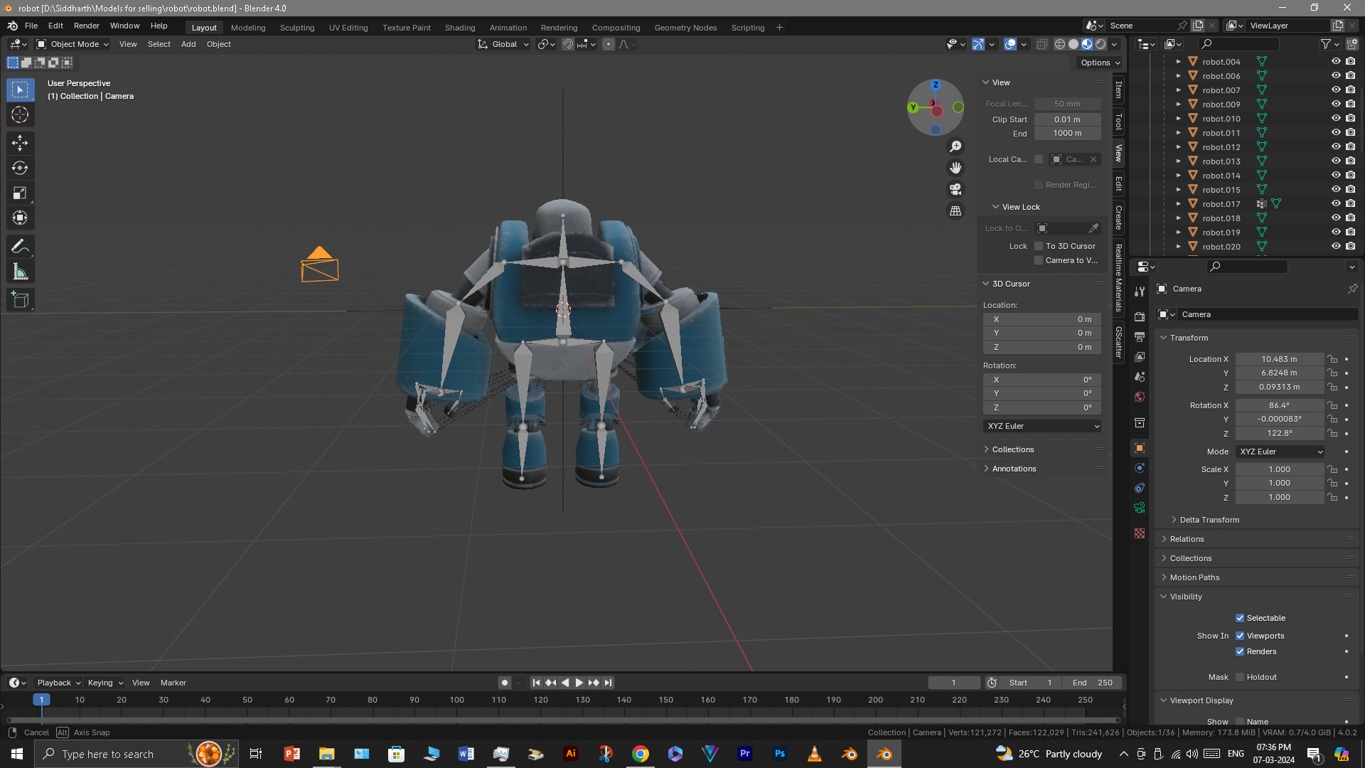 Robot 3D model_19