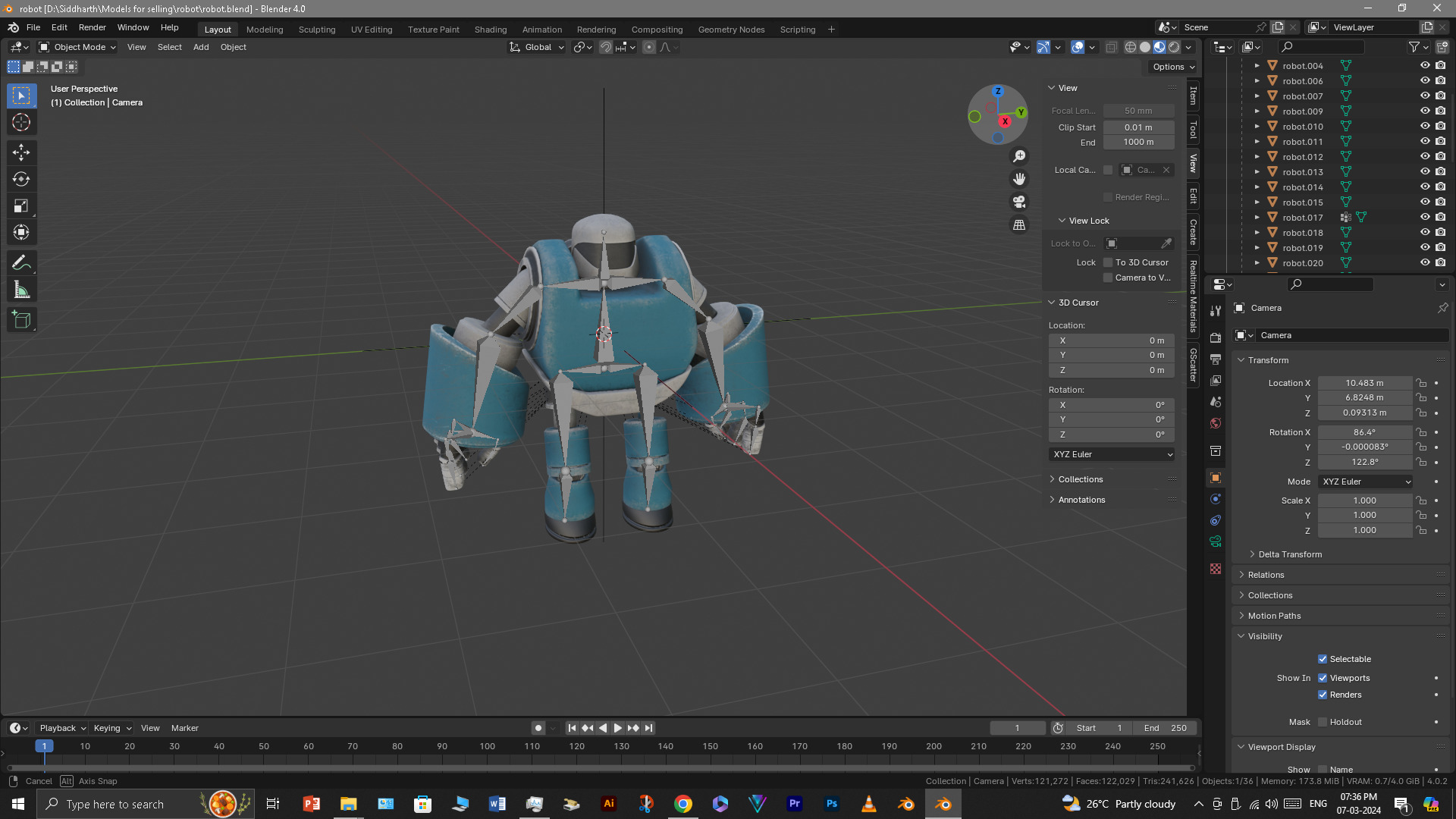 Robot 3D model_16