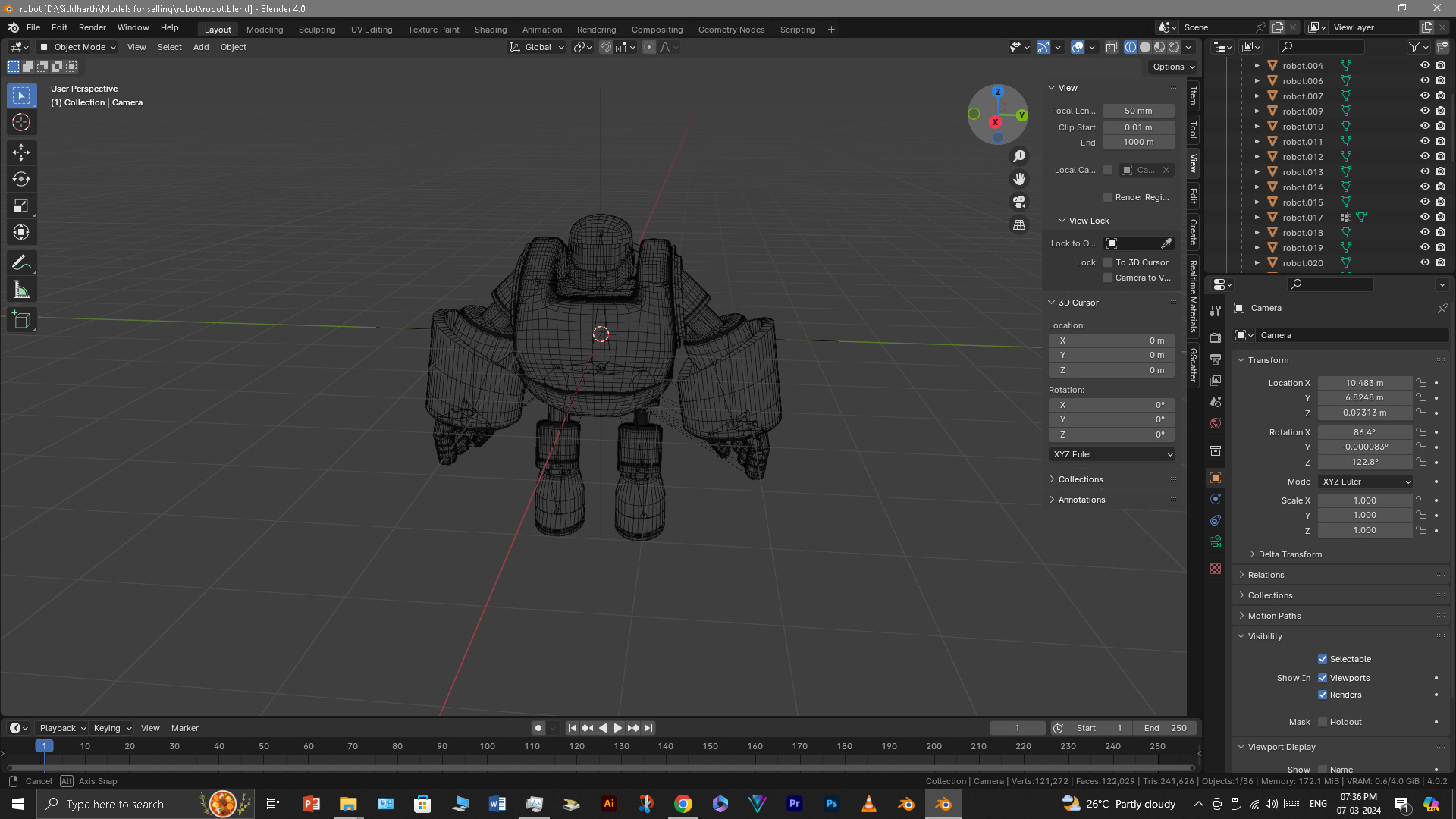Robot 3D model_24