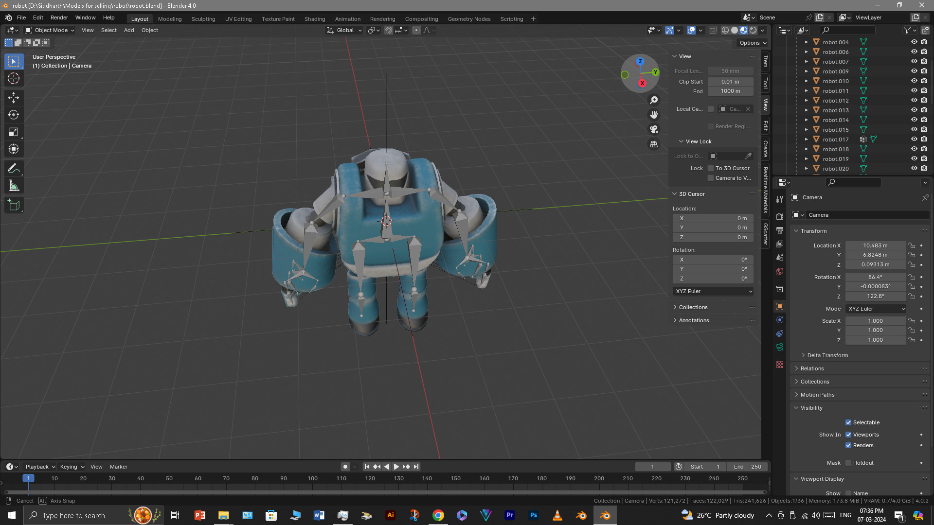 Robot 3D model_18