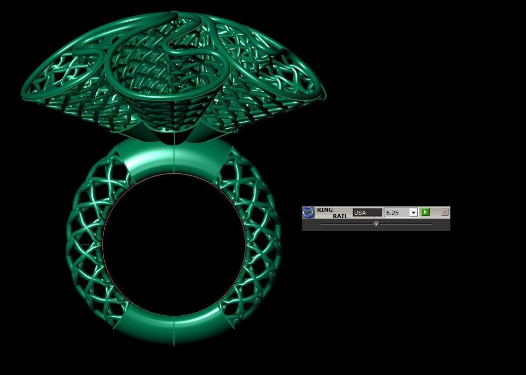 Fusion ring   3D print model_3