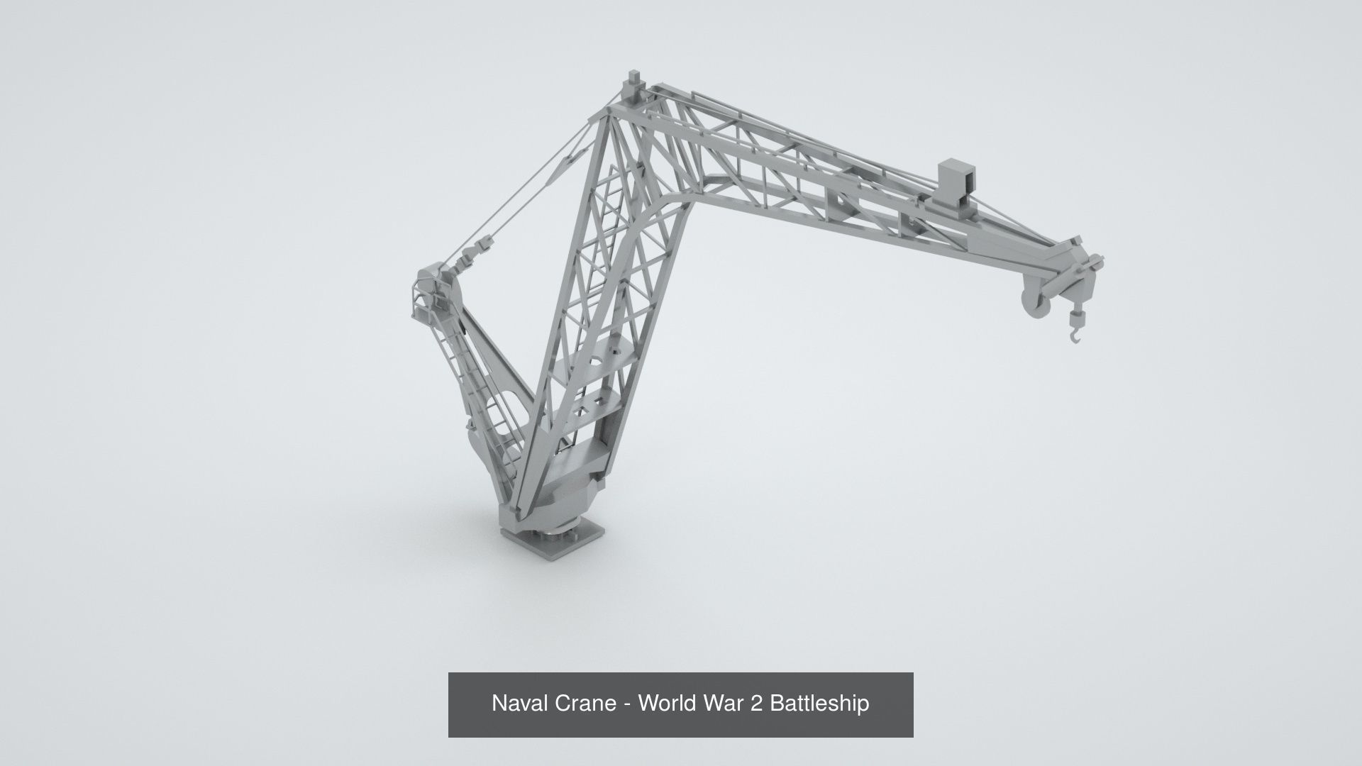 World War 2 United States Navy Artillery and Equipment 3D Model Collection_19