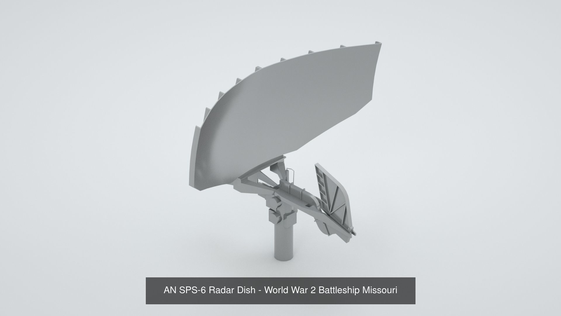 World War 2 United States Navy Artillery and Equipment 3D Model Collection_24