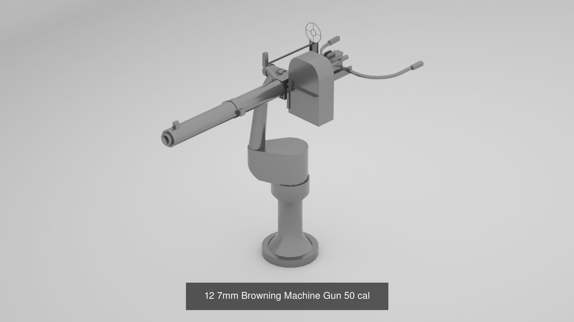 World War 2 United States Navy Artillery and Equipment 3D Model Collection_4