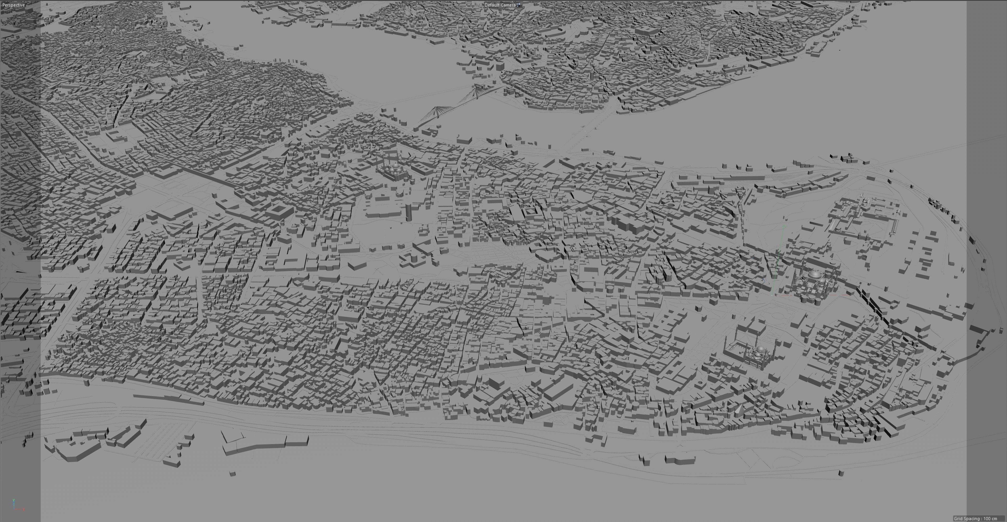 Istanbul City in Turkey Low-poly 3D model_17
