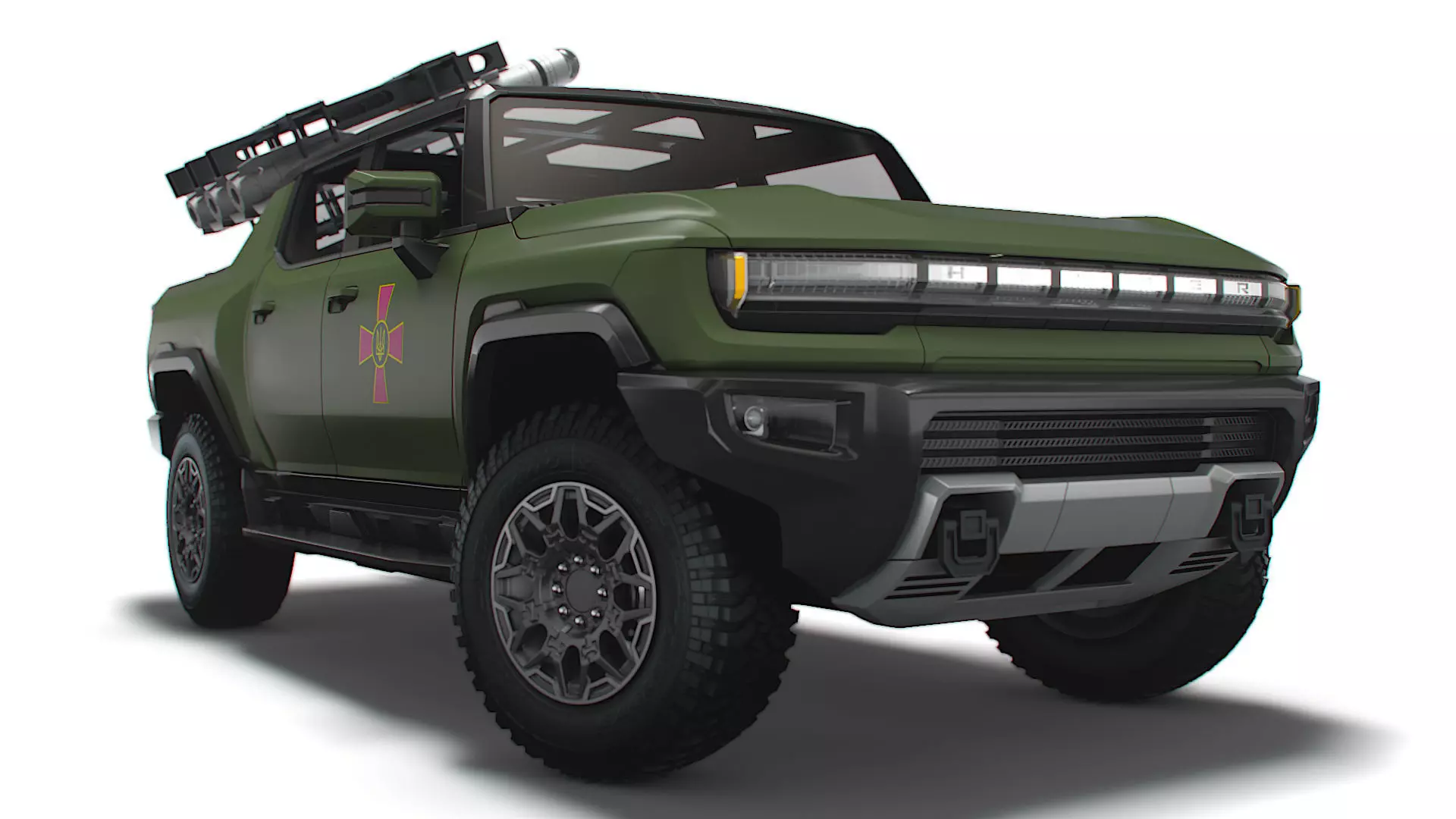 GMC Hummer EV Brimstone SLS 2022 3D model