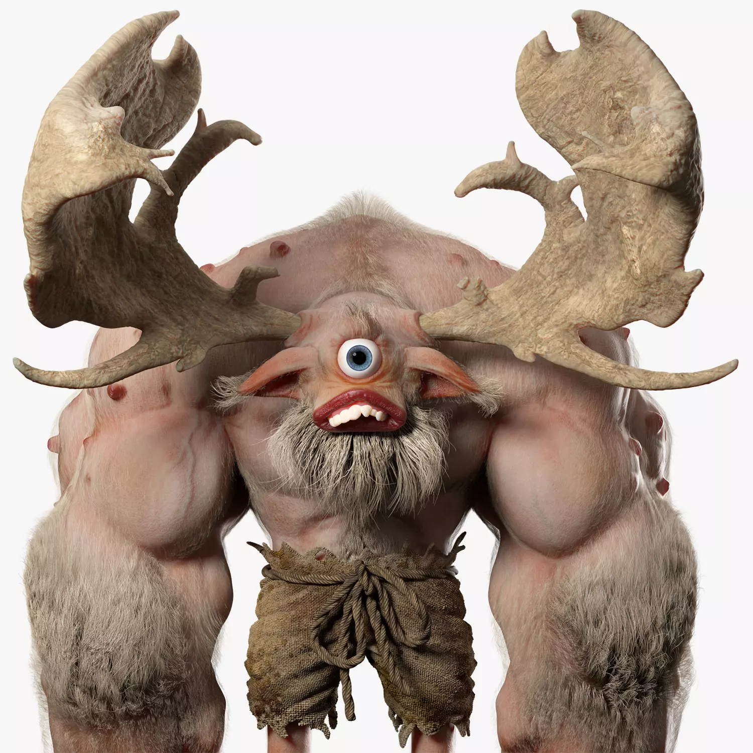 Cyclops Troll 3DS Max 3D model_0