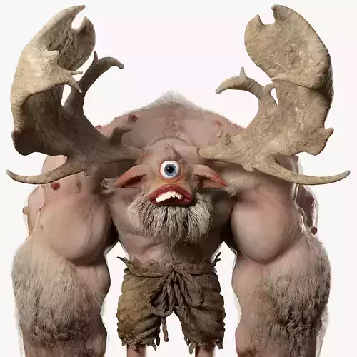 Cyclops Troll 3DS Max 3D model