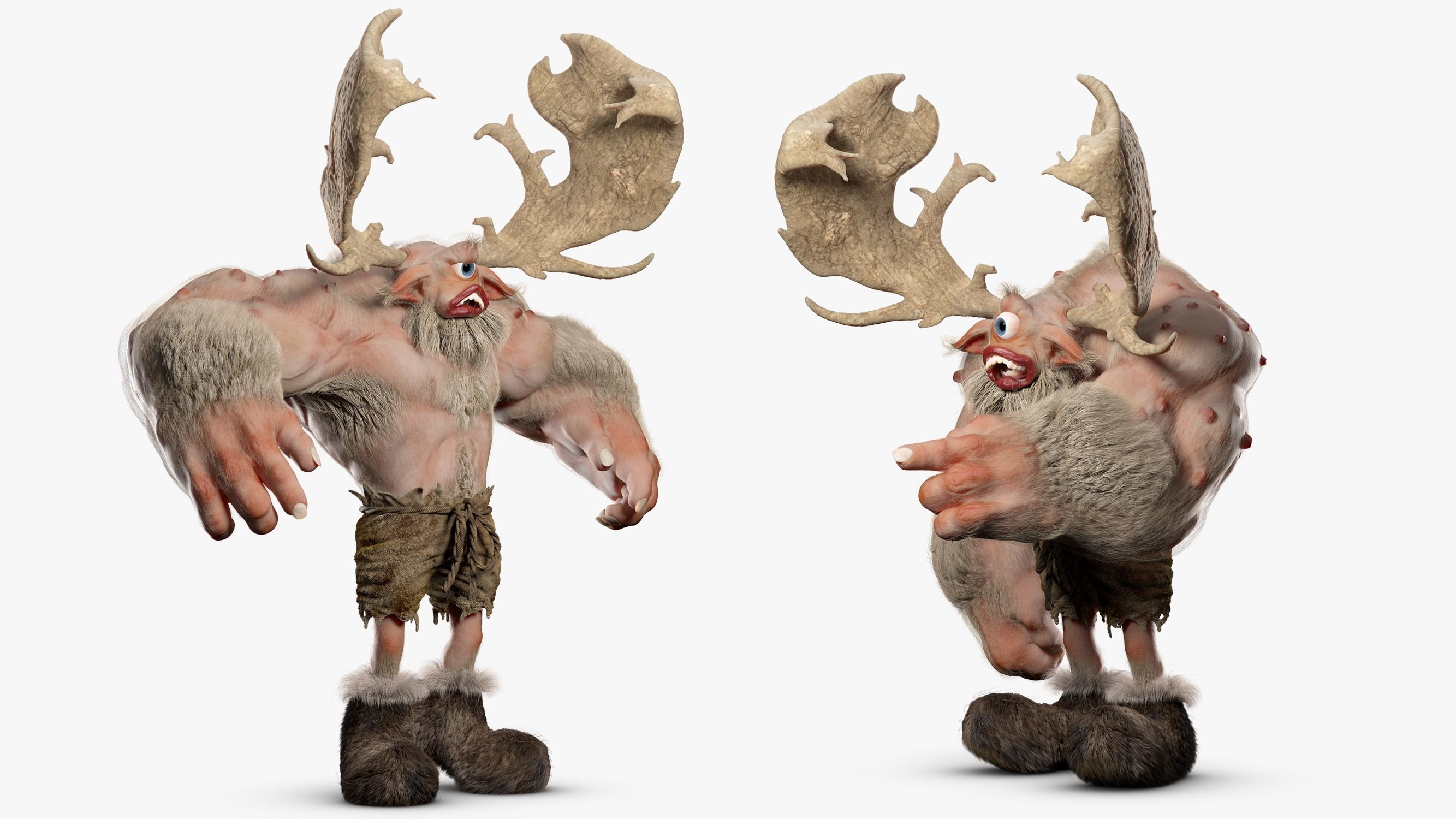 Cyclops Troll 3DS Max 3D model_6