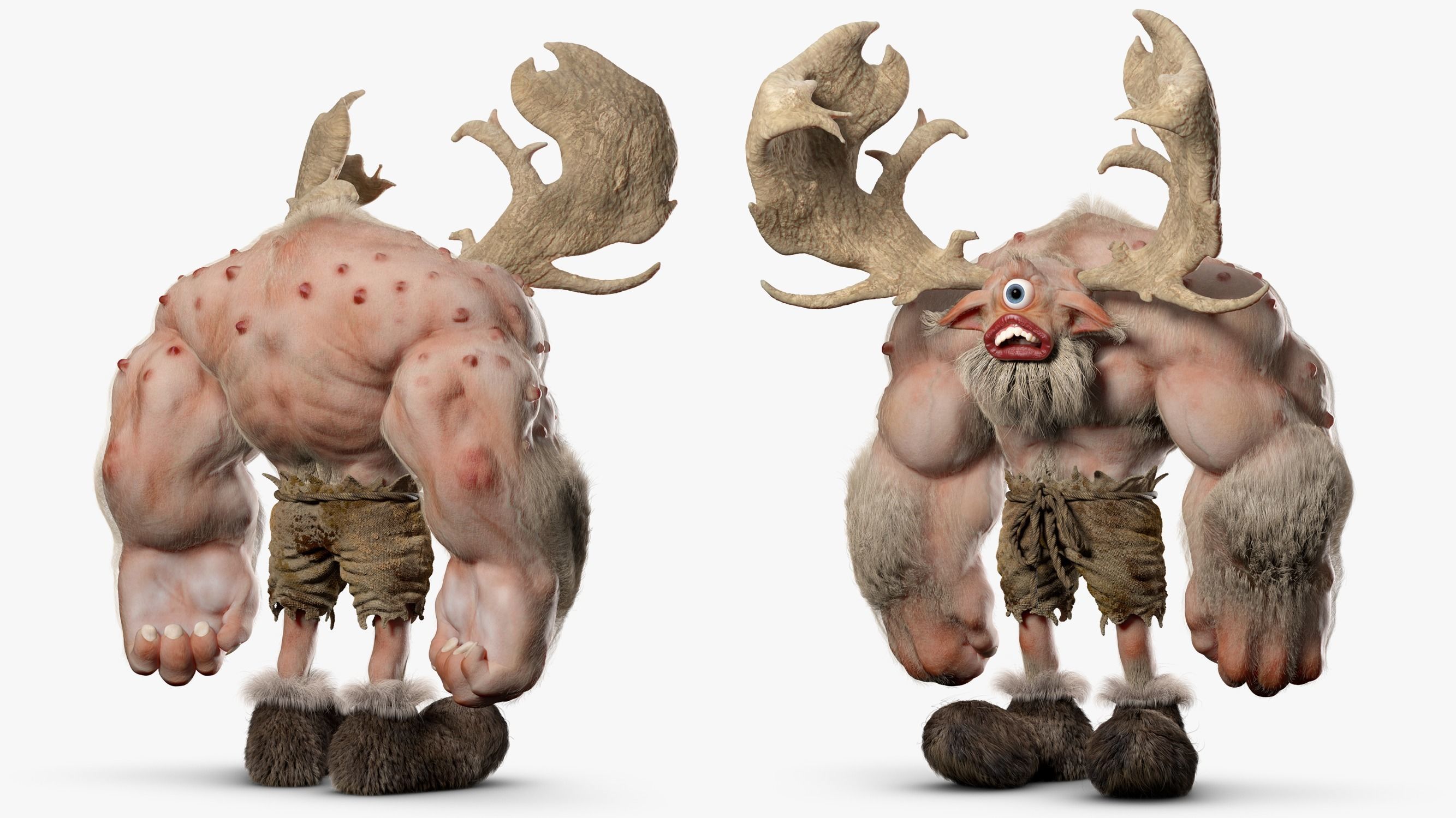 Cyclops Troll 3DS Max 3D model_4