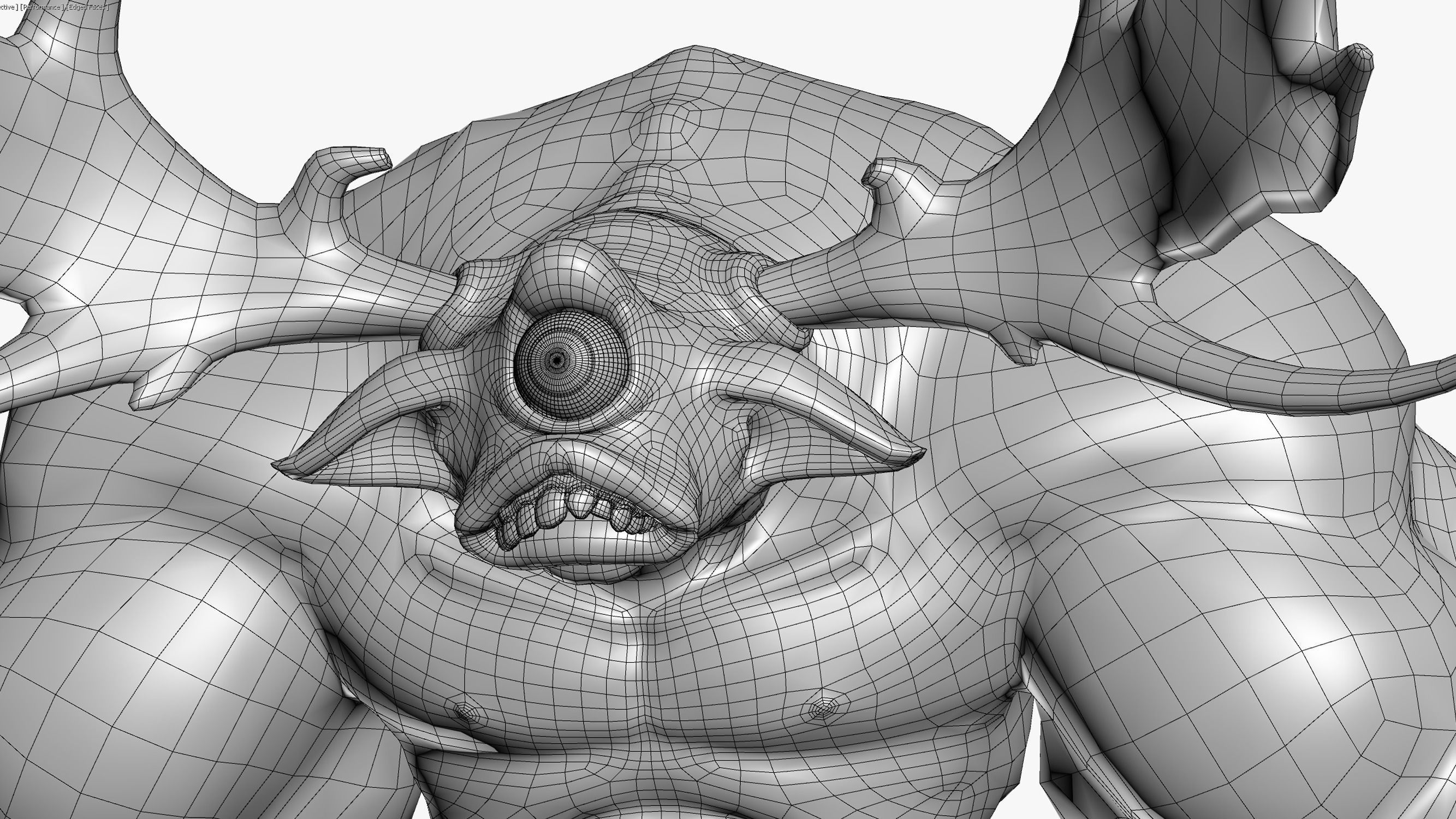 Cyclops Troll 3DS Max 3D model_15