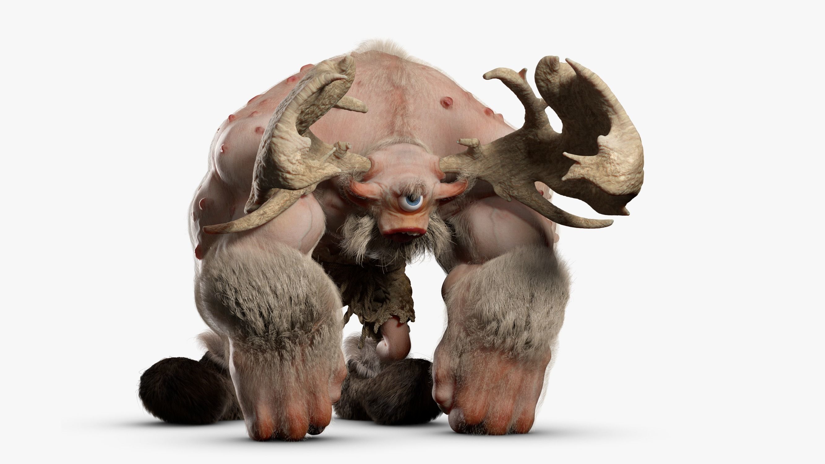 Cyclops Troll 3DS Max 3D model_5