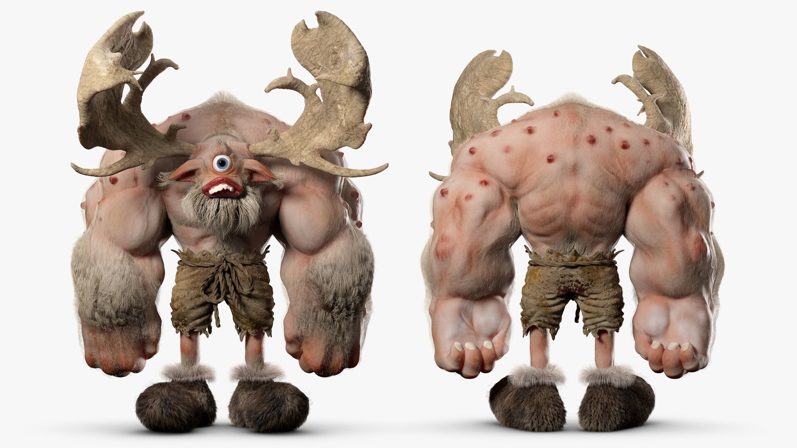 Cyclops Troll 3DS Max 3D model_2
