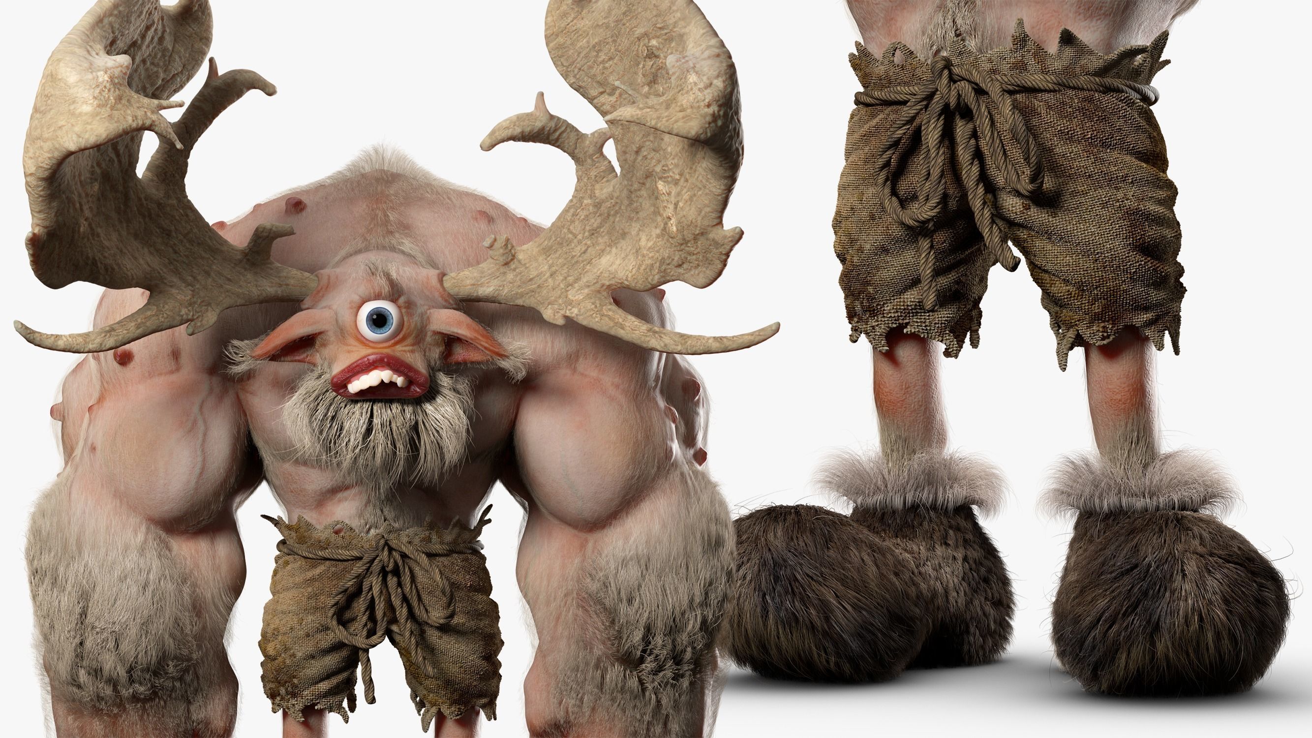 Cyclops Troll 3DS Max 3D model_3