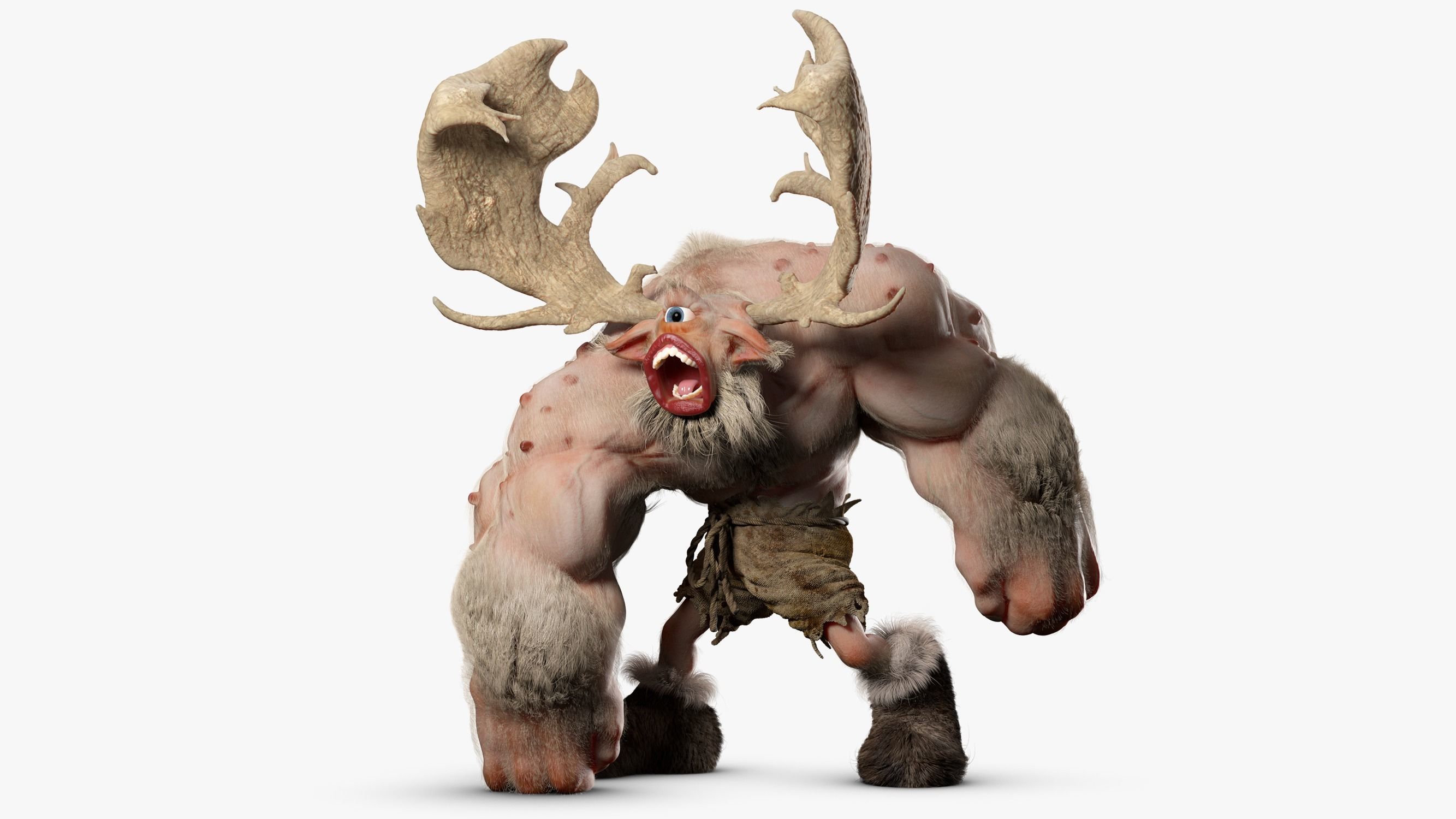 Cyclops Troll 3DS Max 3D model_8