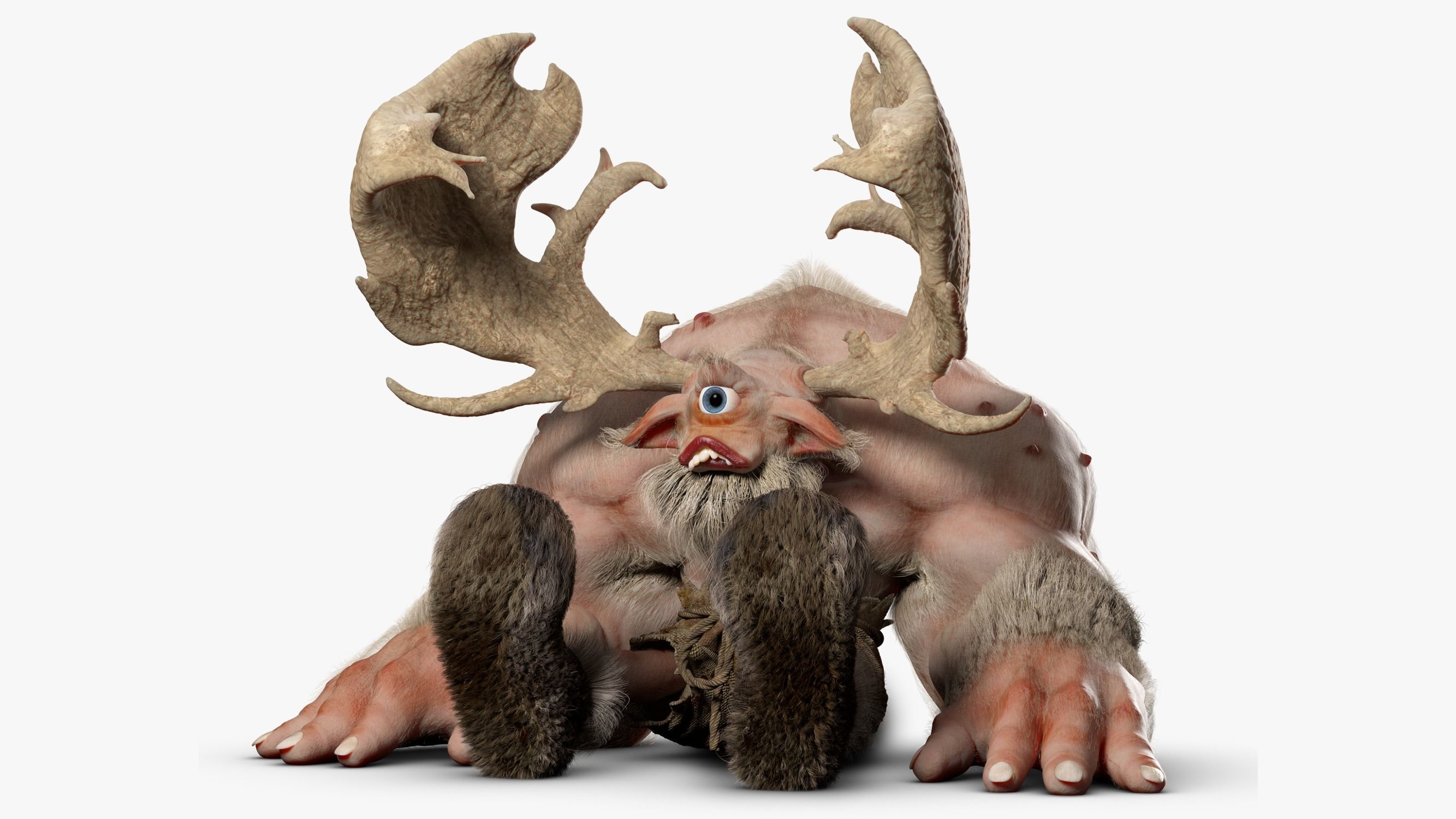 Cyclops Troll 3DS Max 3D model_7