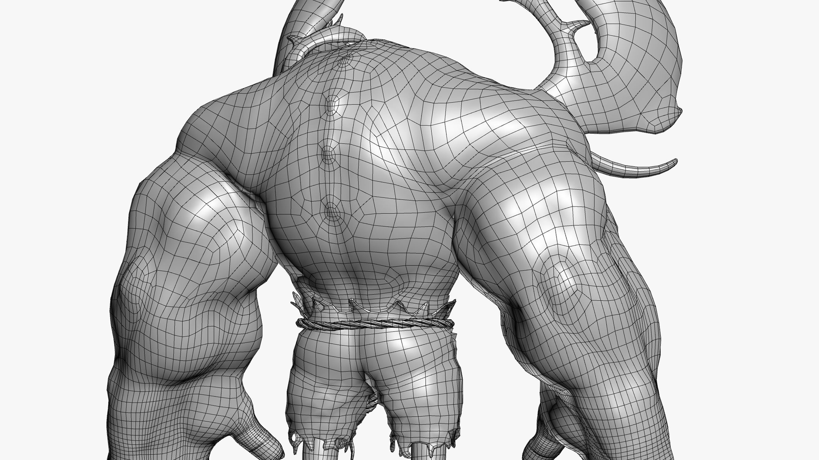 Cyclops Troll 3DS Max 3D model_18