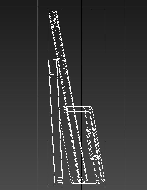 wooden chopping board set 3D model_14