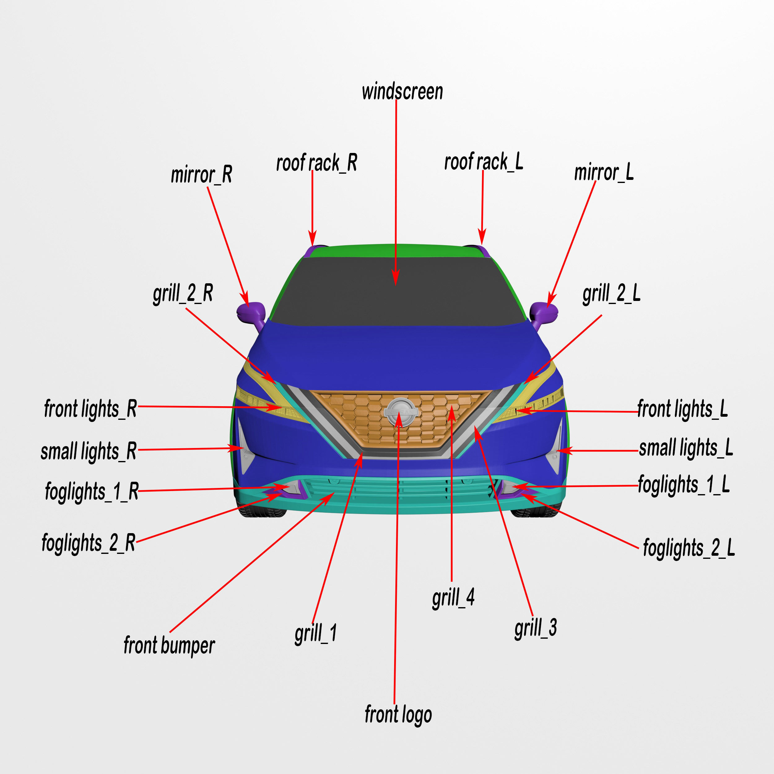 Nissan Qashqai 2022 Ready to Print STL Files 3D print model_9