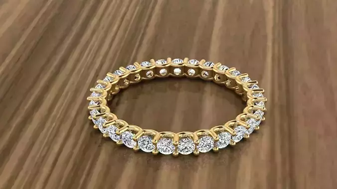 Jewelry Diamond Ring 3D print model