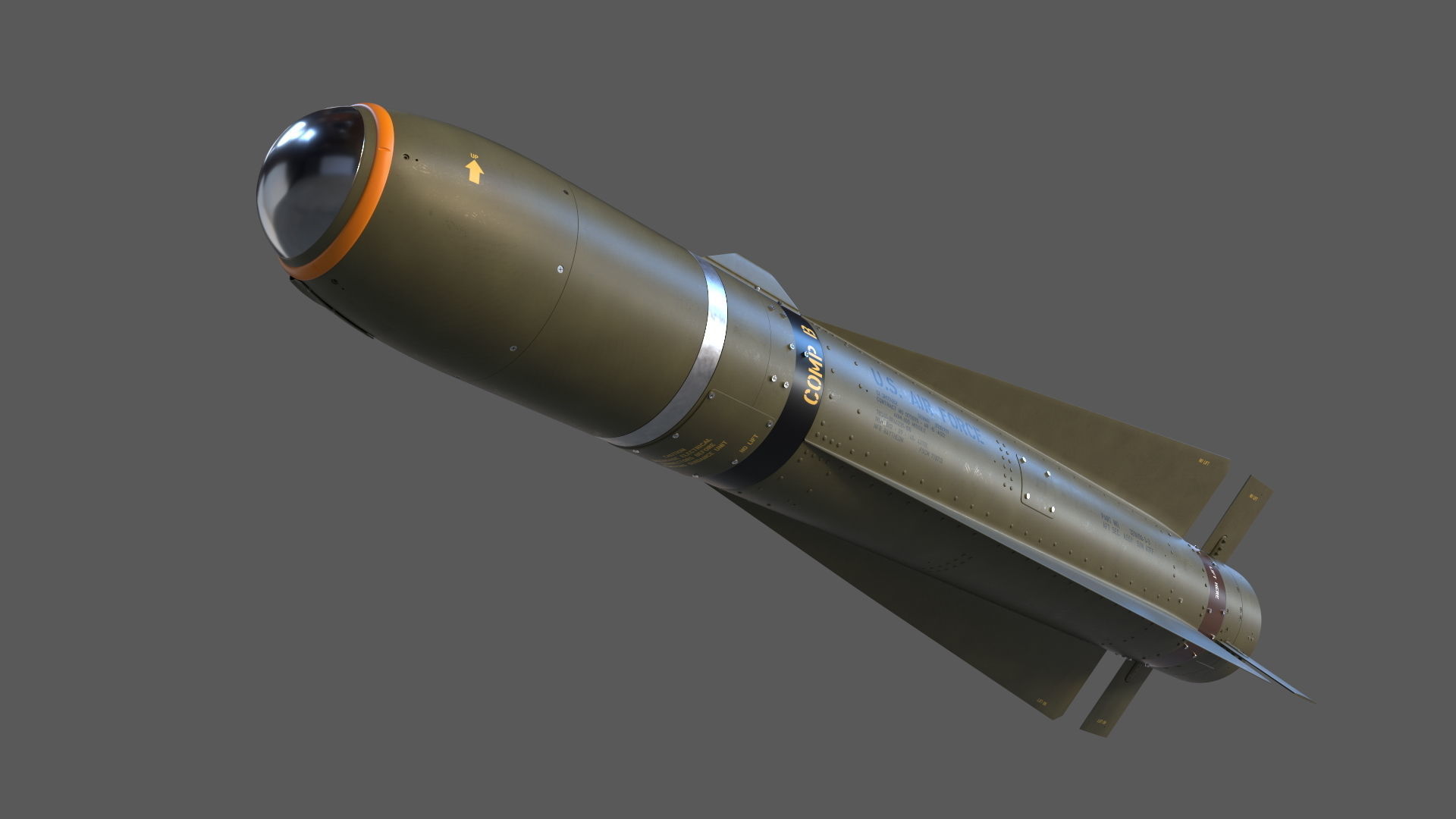 The AGM-65D Maverick 3D model_2