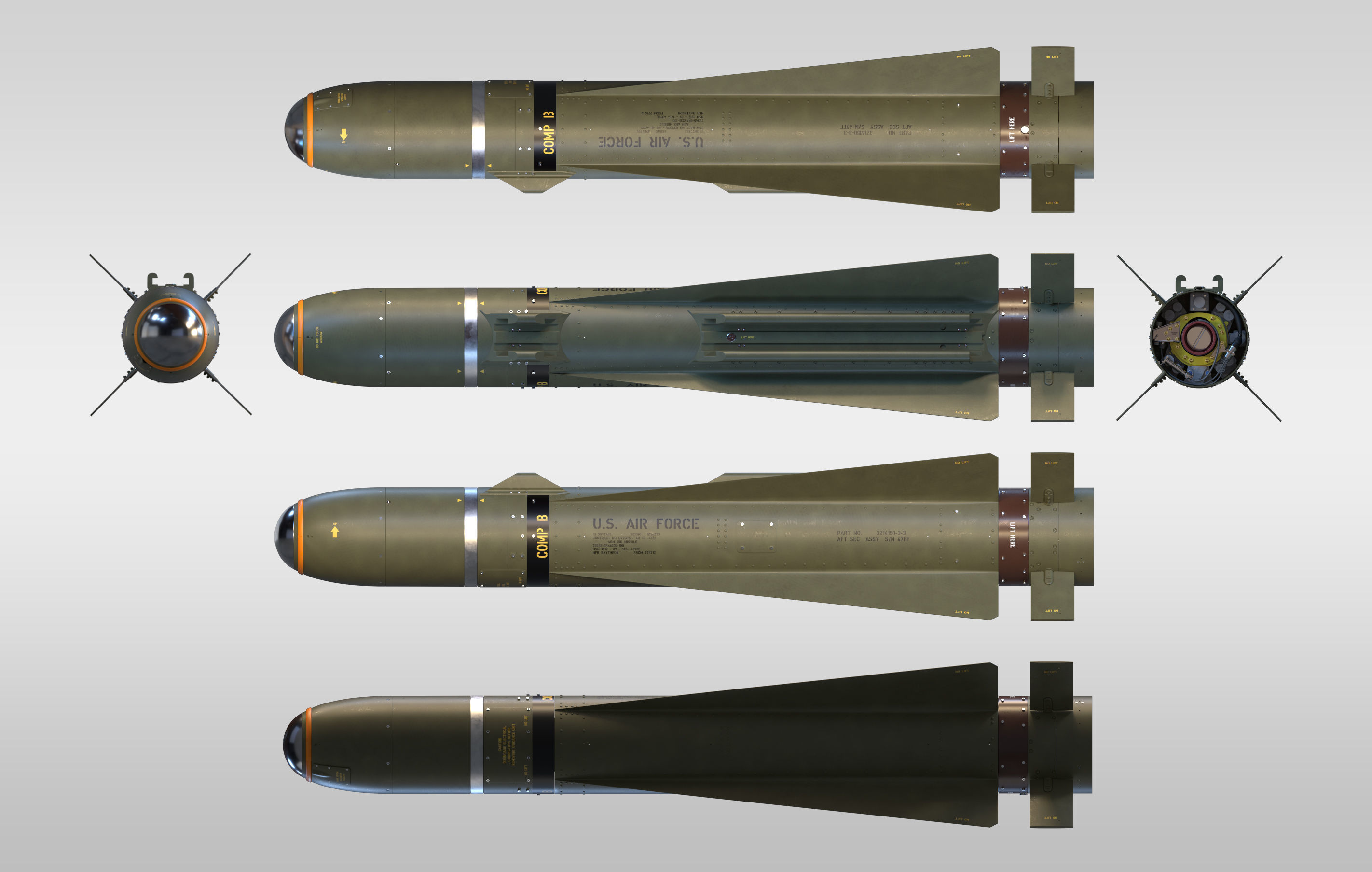 The AGM-65D Maverick 3D model_20