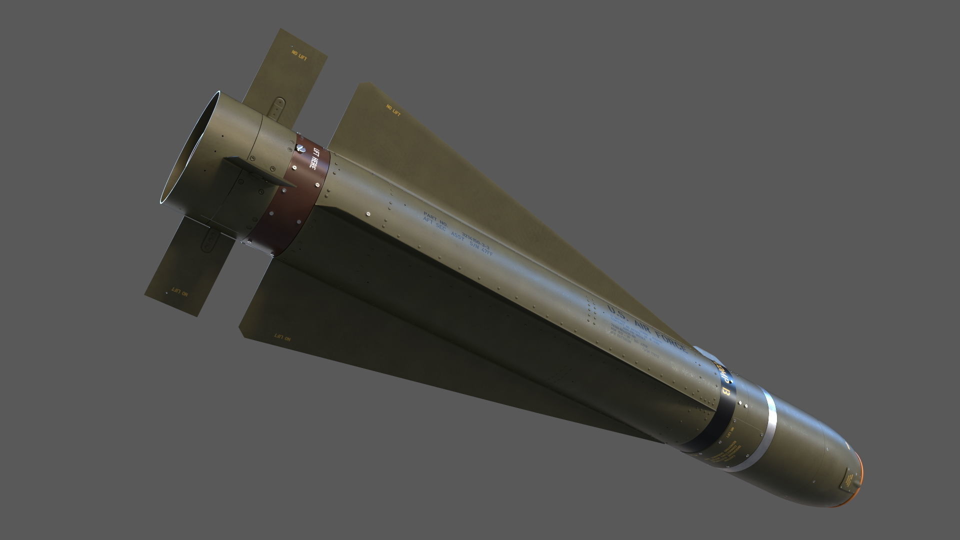 The AGM-65D Maverick 3D model_7