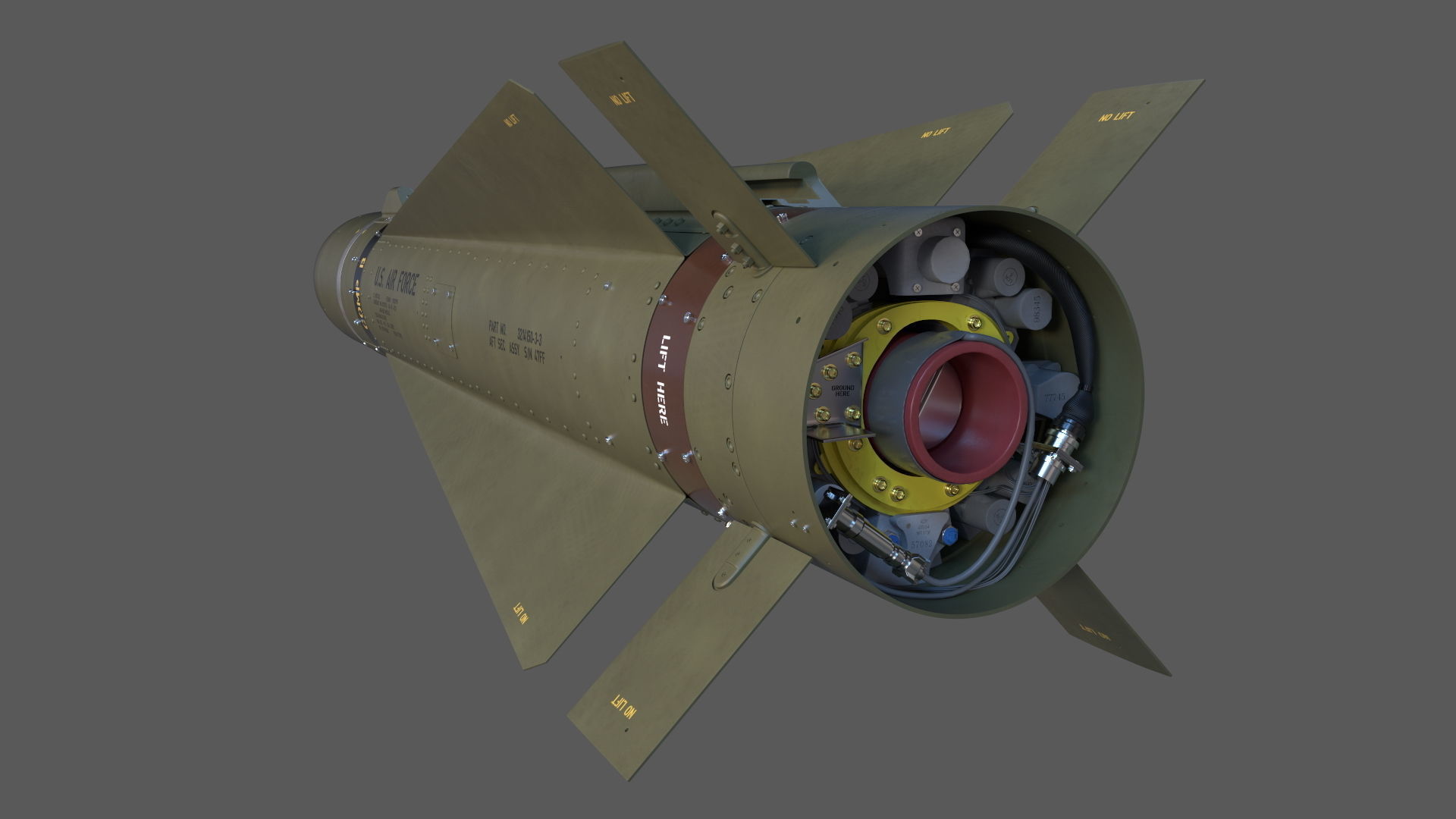 The AGM-65D Maverick 3D model_9