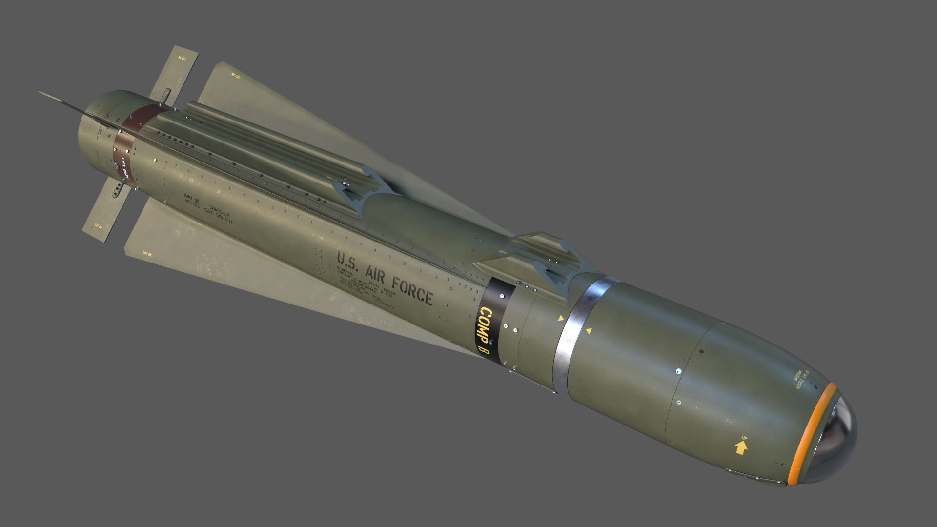 The AGM-65D Maverick 3D model_4