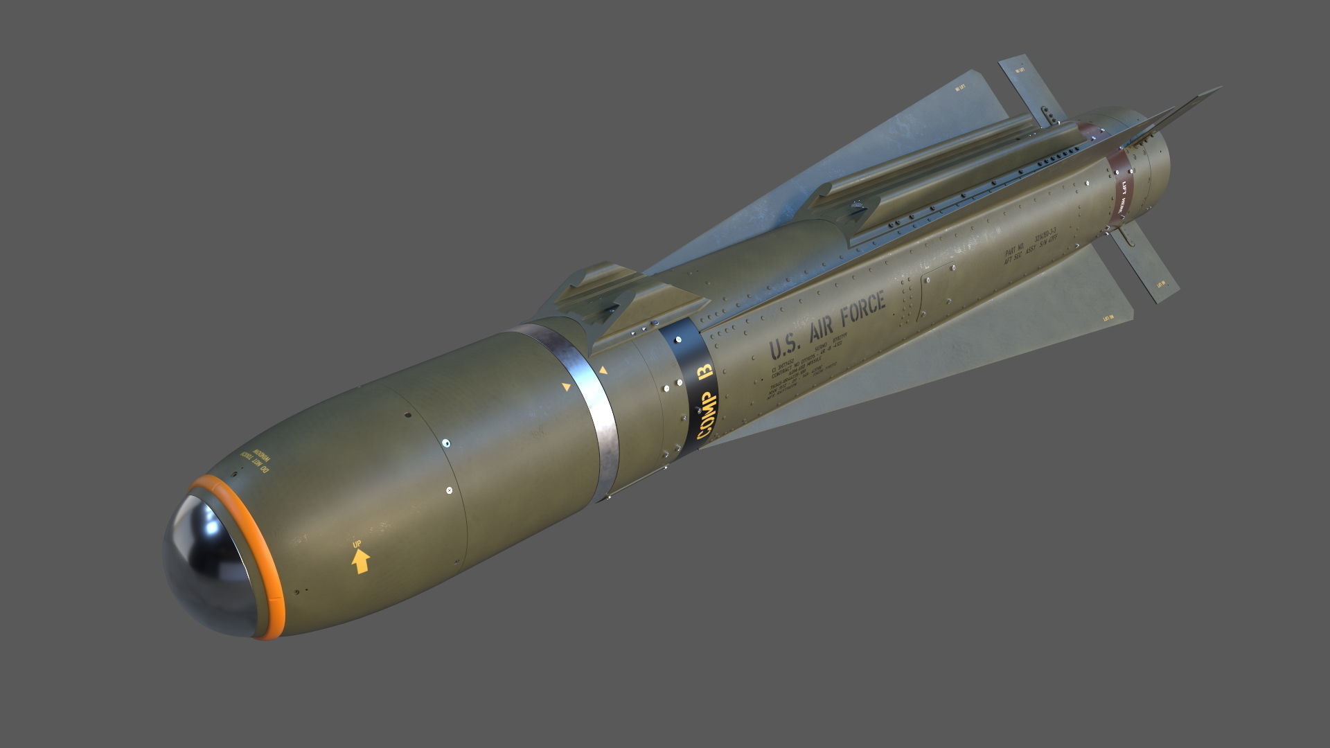 The AGM-65D Maverick 3D model_1