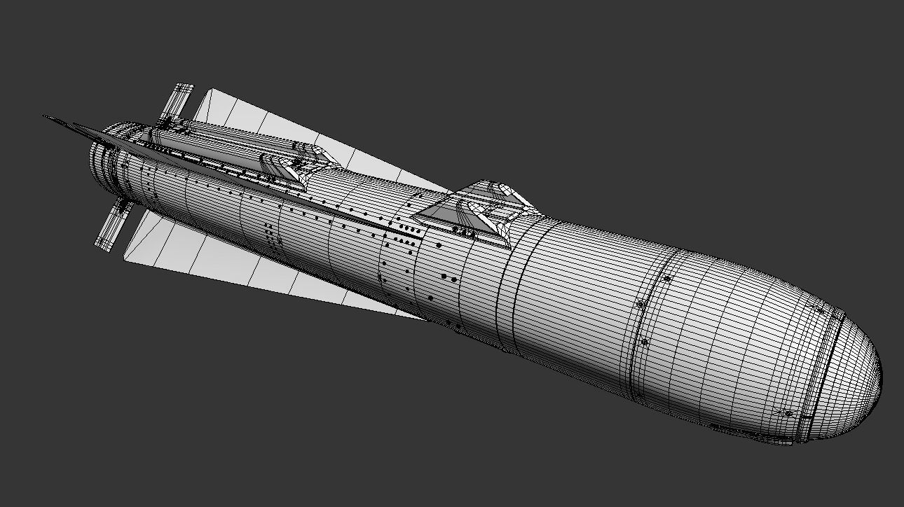 The AGM-65D Maverick 3D model_12
