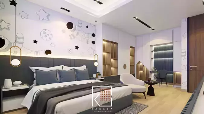 Design Interior Bedroom Boy