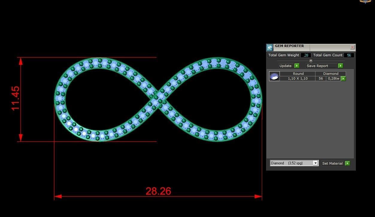 Forever Pendant Free 3D print model_2
