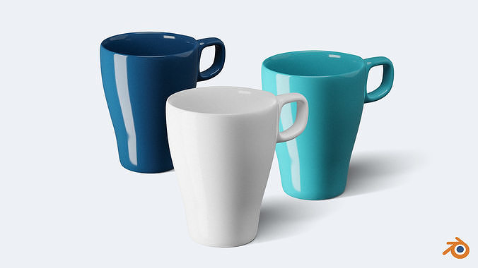 Mug inspired by Ikea Fargrik series 3D model