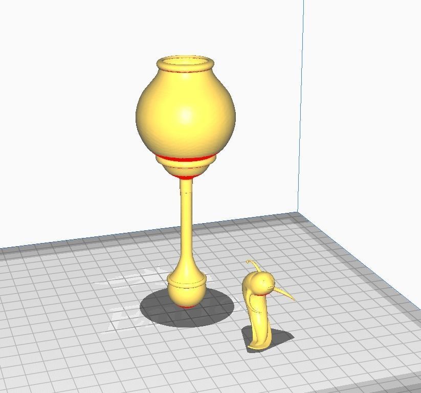 Oracle Fish Dragon Ball 3D Model 3D print model_1