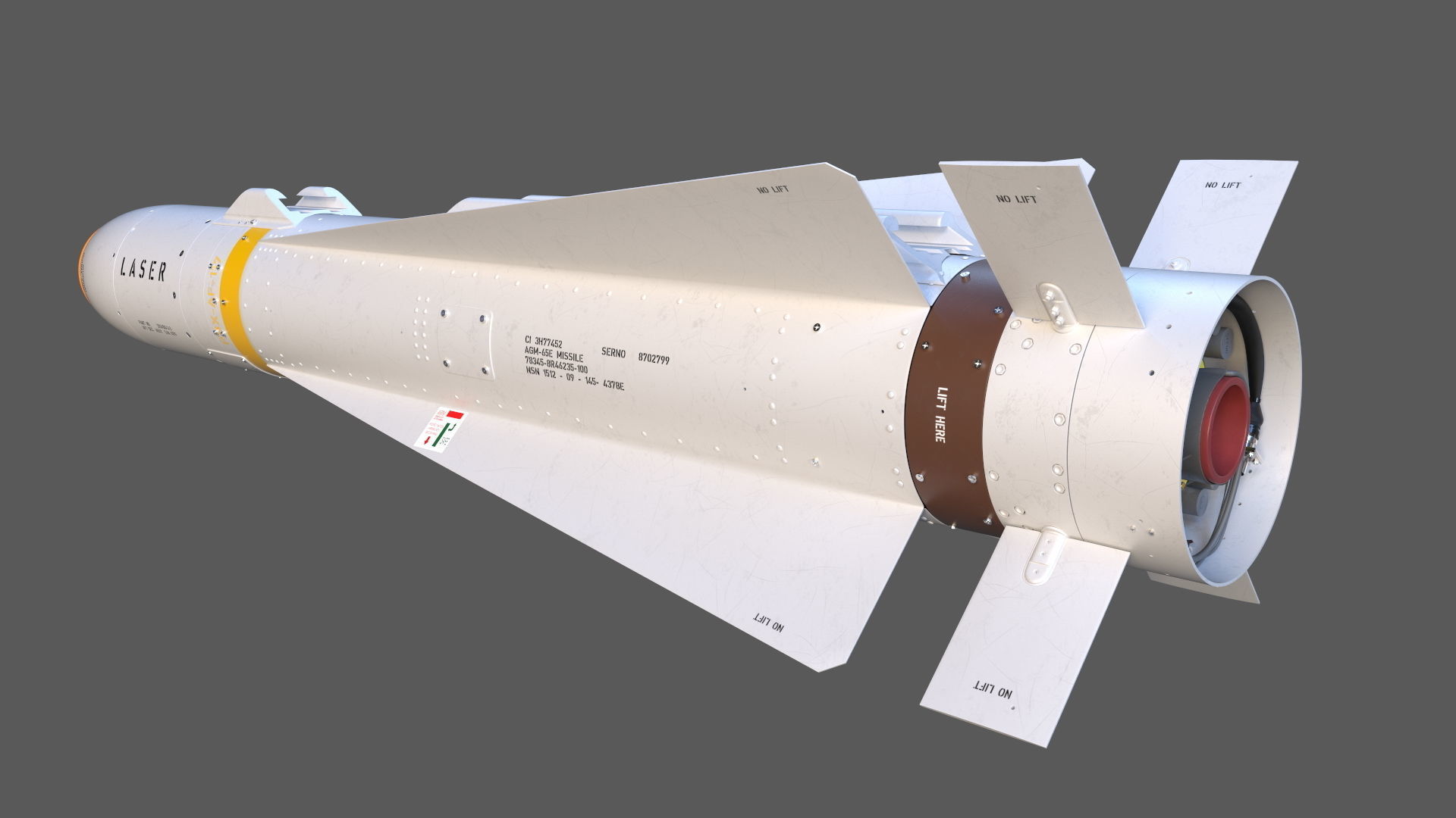 The AGM-65E Maverick 3D model_10