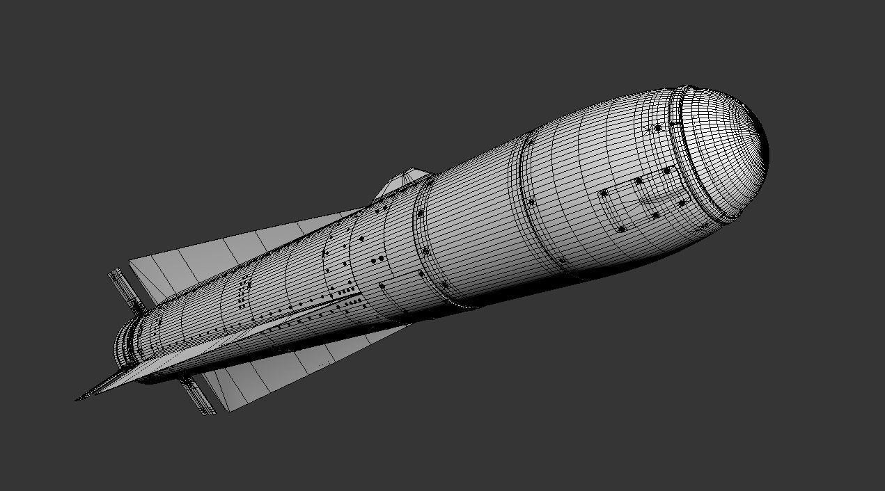 The AGM-65E Maverick 3D model_13