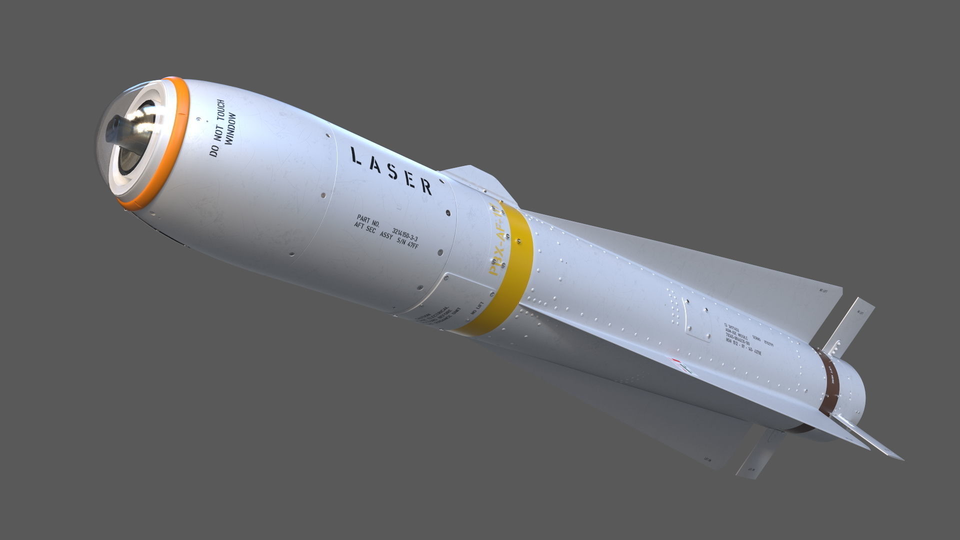 The AGM-65E Maverick 3D model_2