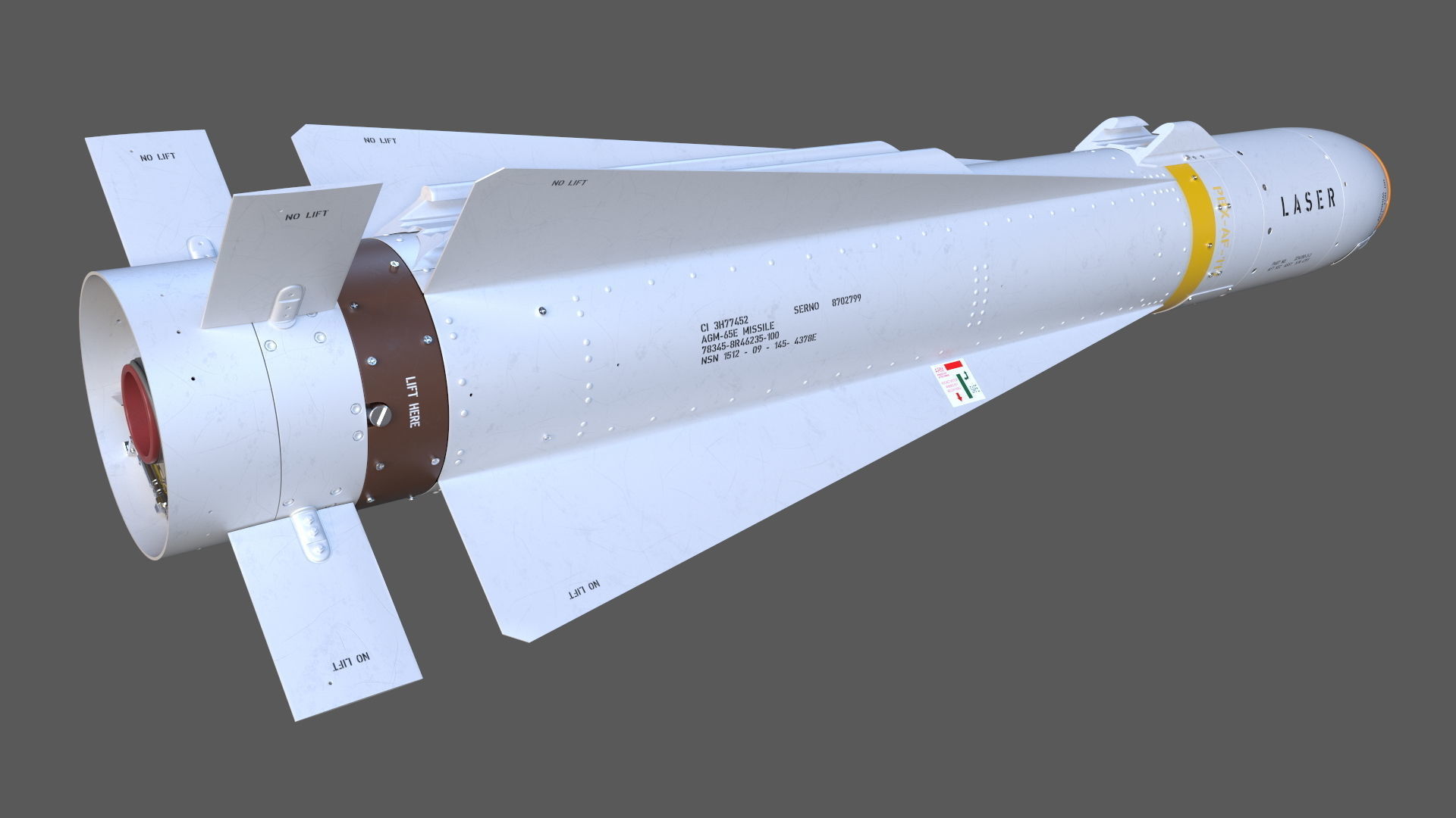 The AGM-65E Maverick 3D model_5