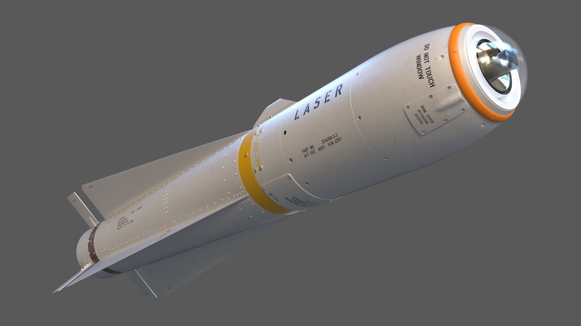 The AGM-65E Maverick 3D model_3