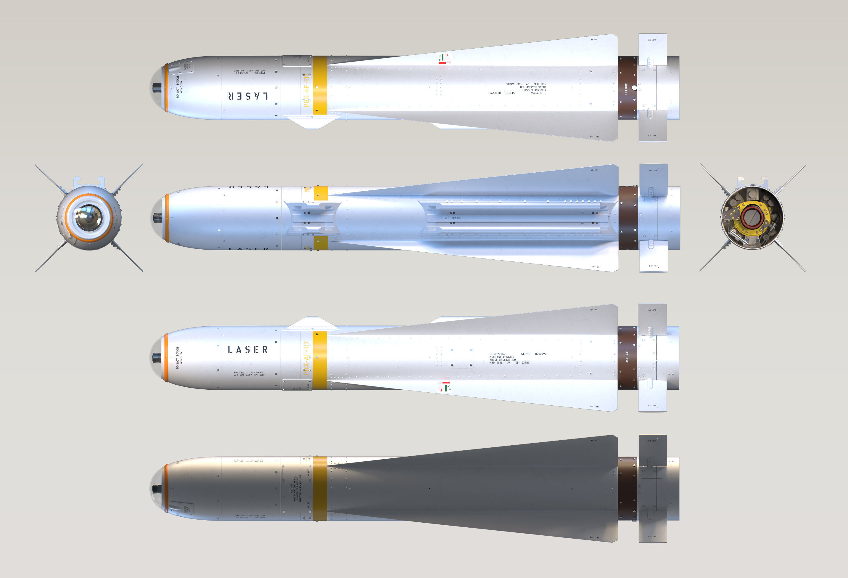 The AGM-65E Maverick 3D model_20