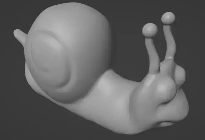 Mr Snail Ready to 3D Print 